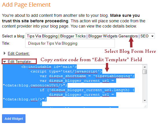 Disqus tips via blogging