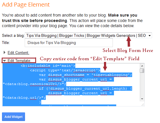 Disqus Tips Via Blogging