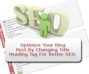 Blogger Title SEO Blogger Title SEO