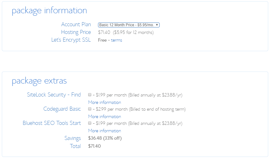 How to Start a Blog to Make Money in 2020 5 Package info