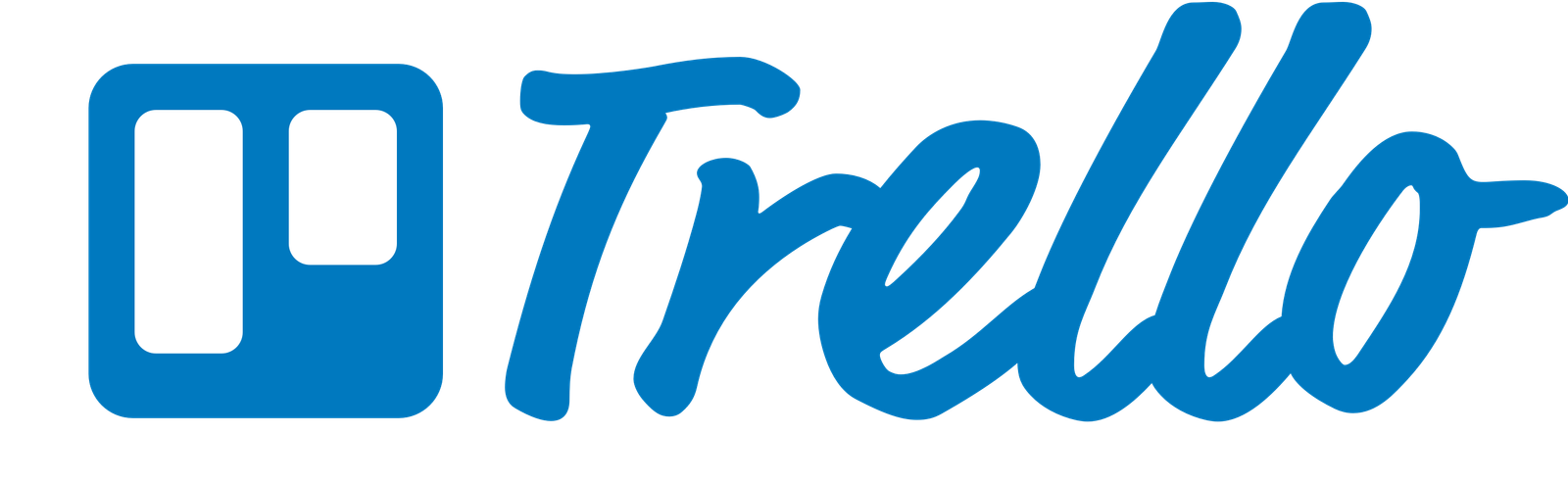 Trello logo blue