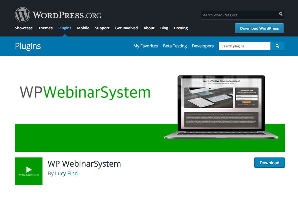 Wp webinarsystem